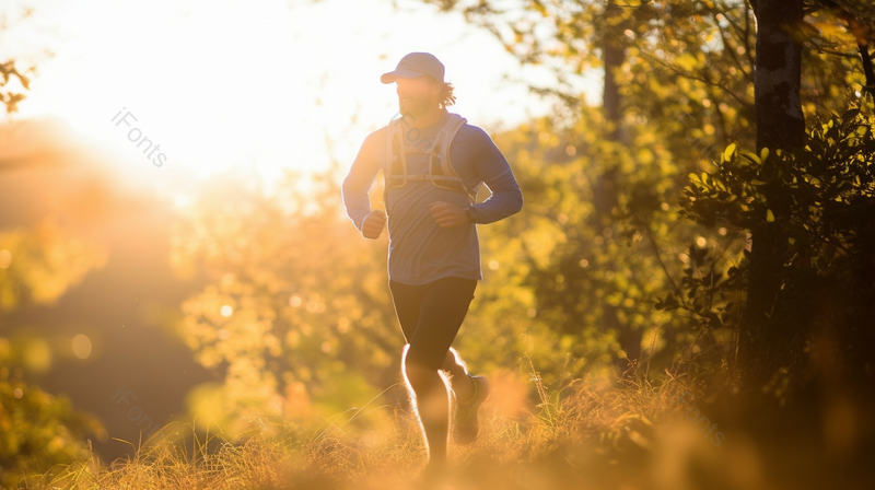 实拍黄色阳光下运动锻炼跑步摄影背景,高清,摄影图,摄影图片,图片大全,摄影图免费下载